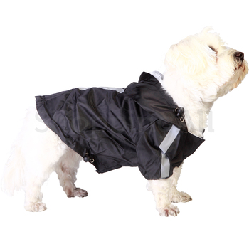 Esőkabát kutyáknak #135, L-es méret, fekete