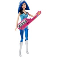  Barbie, A Rocksztár Hercegnő – Zia baba billentyűs gitárral (Mattel CKB62 CKB60) 