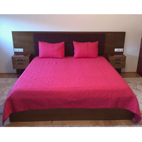  1 db ágytakaró 230 × 260 cm, 2 db párnahuzat 45 × 65 cm, rózsaszín 