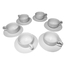 Porcelán kávéskészlet 12 db-os, tányér és csésze