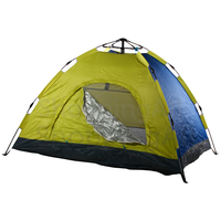 Gyorsan felállítható sátor, sárga-kék (2-3 személyes)