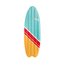 Intex Surf's Up matrac 178 × 69 cm, kék-sárga