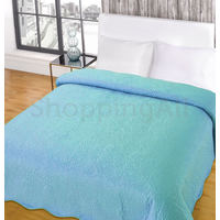  Ágytakaró, egyrészes, 140 × 195 cm, kék 