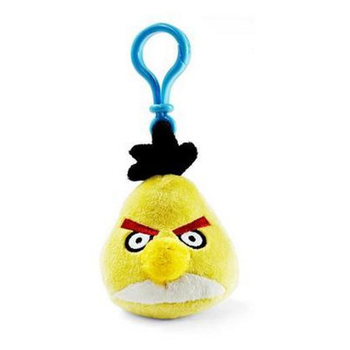 Angry Birds plüss hátizsák dísz Sárga madár